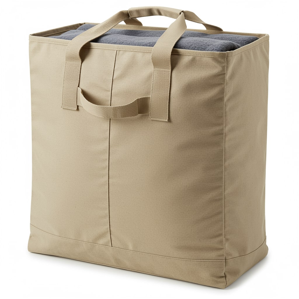 Packnest Heavy-Duty Canvas Storage & Transport Bags – Durable Bulk Material Carriers (6 Pack)